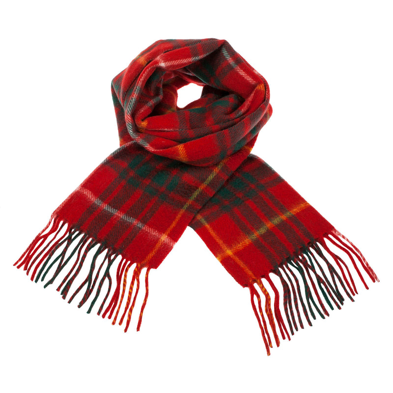 Cashmere Scottish Tartan Clan Scarf Bruce - Heritage Of Scotland - BRUCE