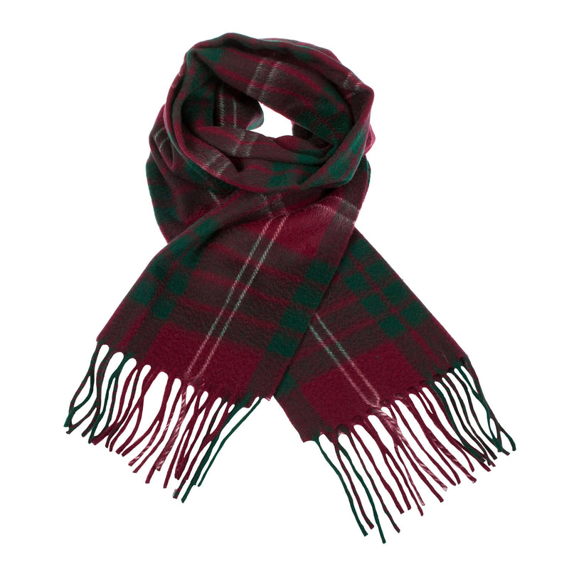 Cashmere Scottish Tartan Clan Scarf Crawford - Heritage Of Scotland - CRAWFORD