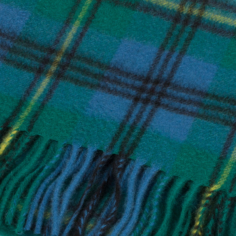 Cashmere Scottish Tartan Clan Scarf Johnstone Ancient - Heritage Of Scotland - JOHNSTONE ANCIENT