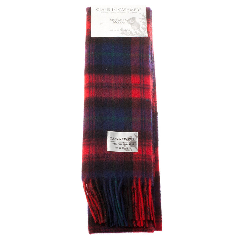 Cashmere Scottish Tartan Clan Scarf Maclachlan - Heritage Of Scotland - MACLACHLAN
