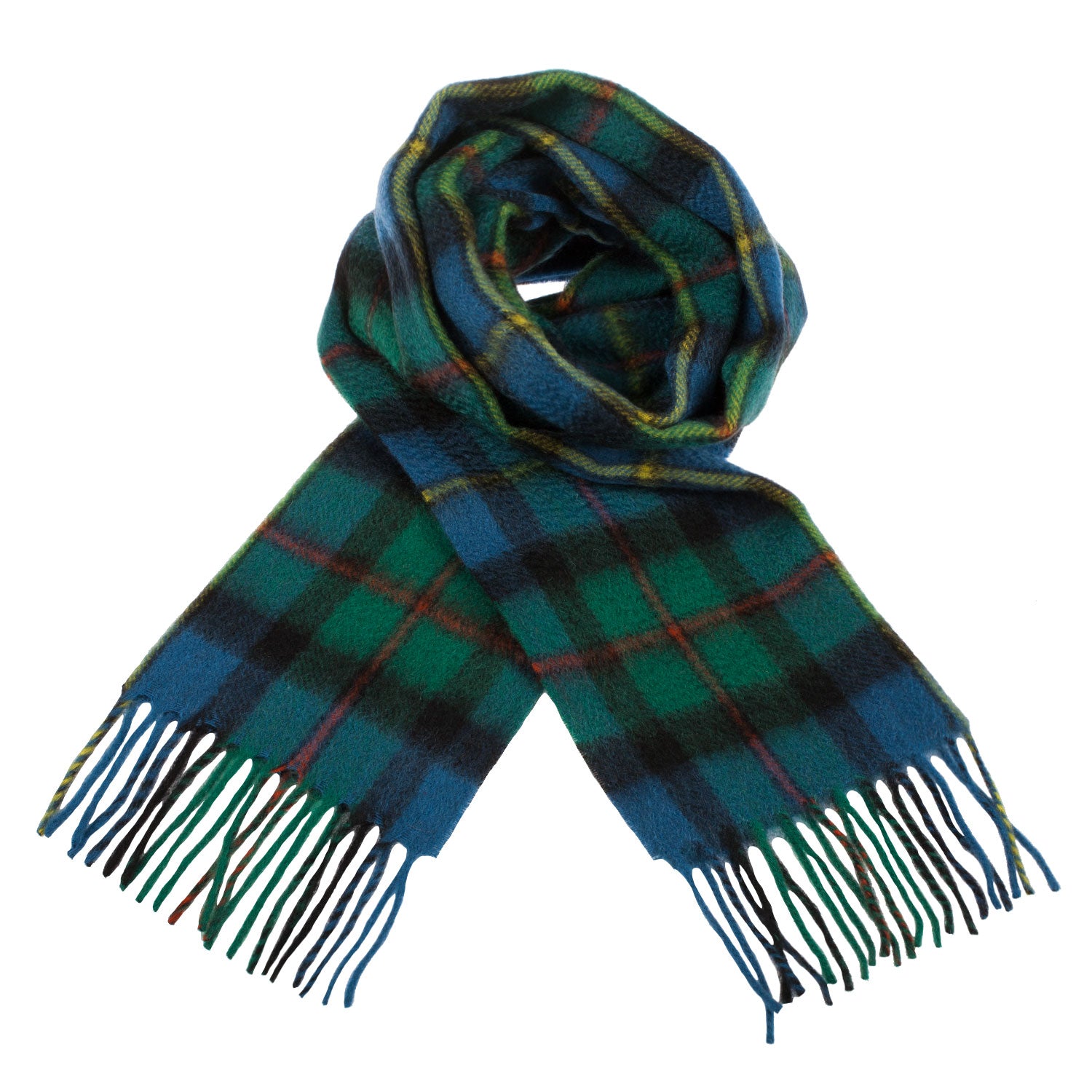 Cashmere Scottish Tartan Clan Scarf Macleod Of Harris Ancient - Heritage Of Scotland - MACLEOD OF HARRIS ANCIENT