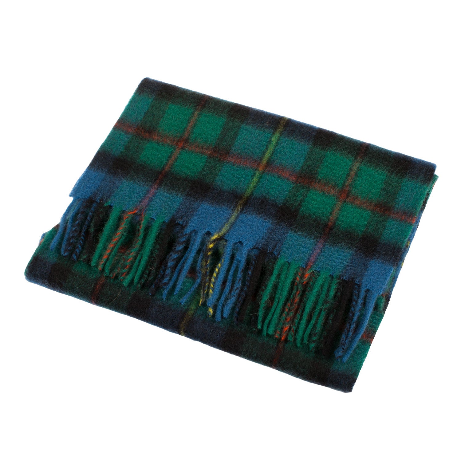Cashmere Scottish Tartan Clan Scarf Macleod Of Harris Ancient - Heritage Of Scotland - MACLEOD OF HARRIS ANCIENT