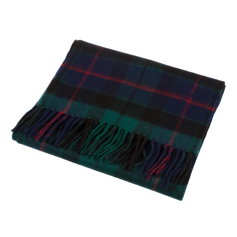 Cashmere Scottish Tartan Clan Scarf Morrison Green - Heritage Of Scotland - MORRISON GREEN