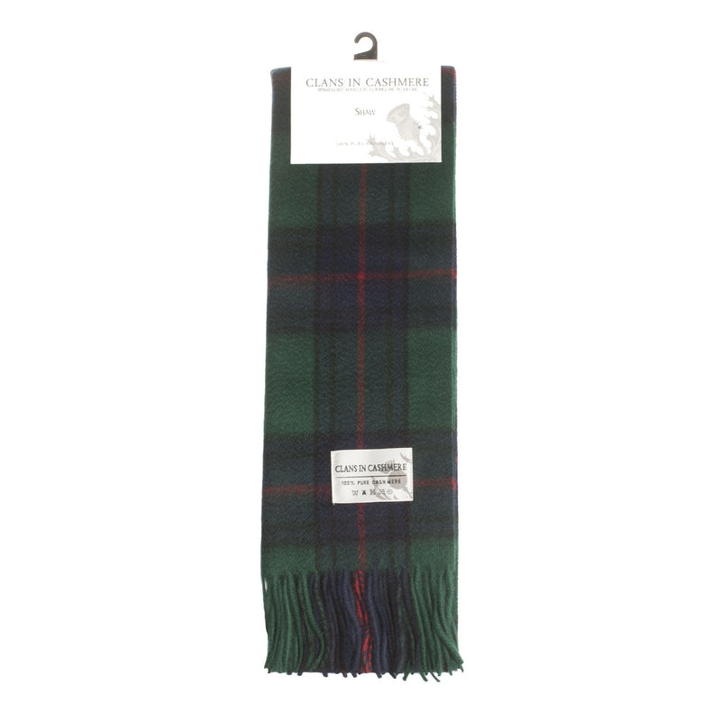 Cashmere Scottish Tartan Clan Scarf Shaw - Heritage Of Scotland - SHAW