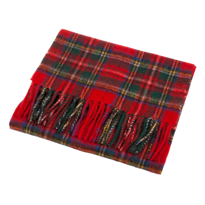 Cashmere Scottish Tartan Clan Scarf Stewart Royal - Heritage Of Scotland - STEWART ROYAL