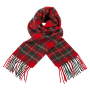 Cashmere Scottish Tartan Clan Scarf Stewart Royal - Heritage Of Scotland - STEWART ROYAL