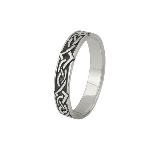 Celtic Ring Silver Plated - Heritage Of Scotland - N/A