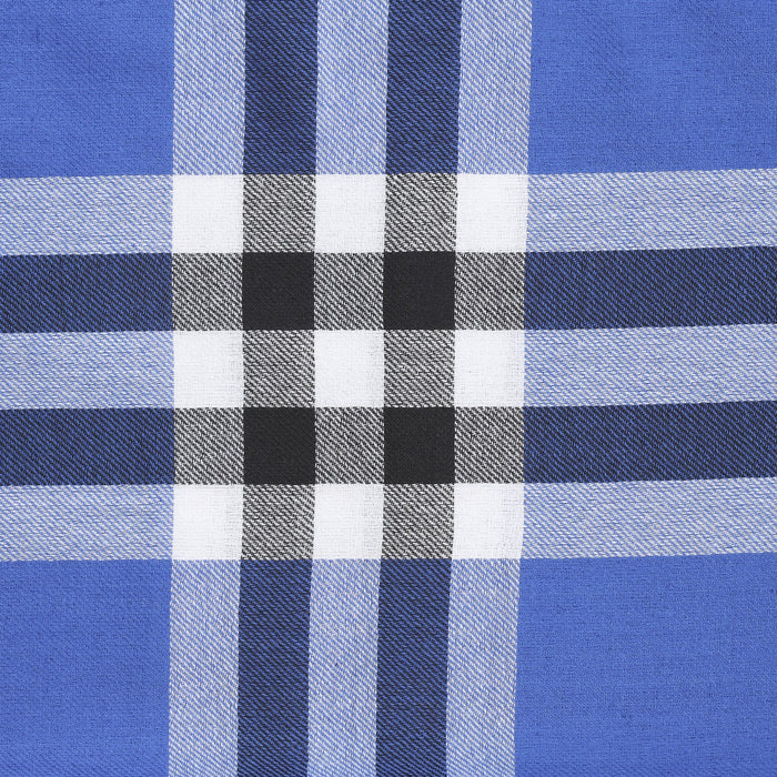 Checke Scarf Blue - Heritage Of Scotland - BLUE