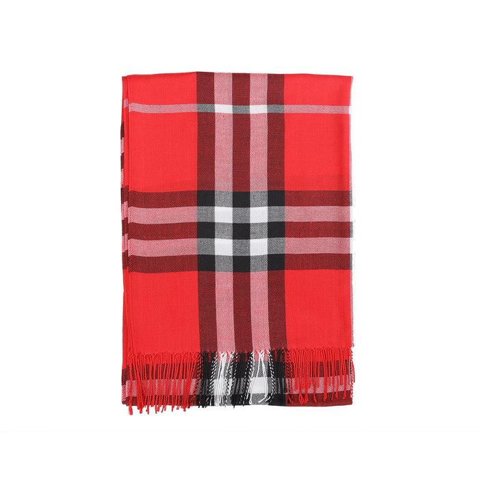 Checke Scarf Red - Heritage Of Scotland - RED