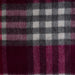 Chequer Cashmere Blend Blanket Damson - Heritage Of Scotland - DAMSON