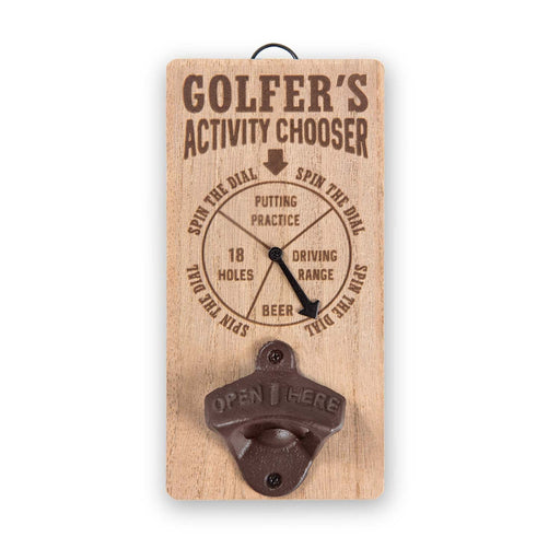 Chore Chooser Bottle Opener Golfer - Heritage Of Scotland - GOLFER