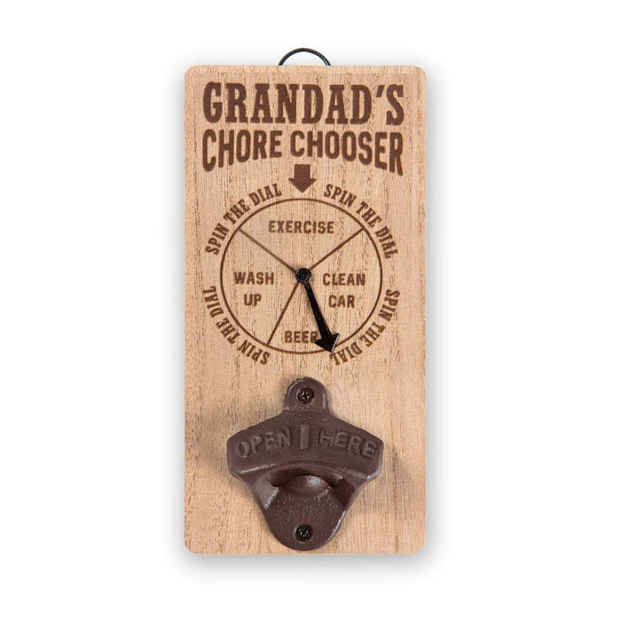 Chore Chooser Bottle Opener Grandad - Heritage Of Scotland - GRANDAD