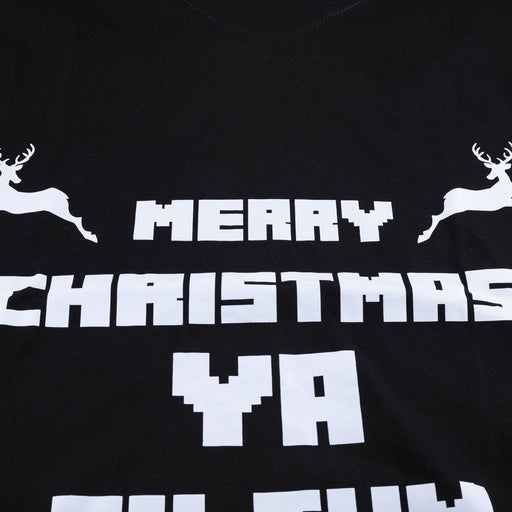 Christmas T-Shirt Ya Filthy Animal Unisex Black - Heritage Of Scotland - BLACK