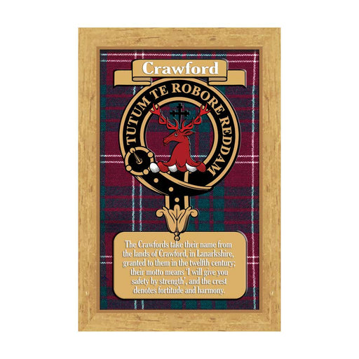 Clan Books Crawford - Heritage Of Scotland - CRAWFORD