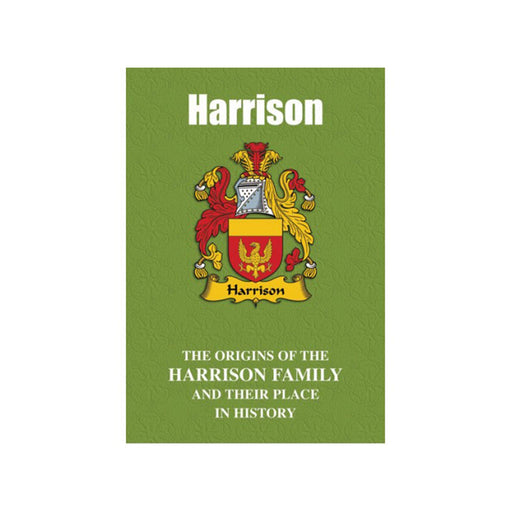 Clan Books Harrison - Heritage Of Scotland - HARRISON