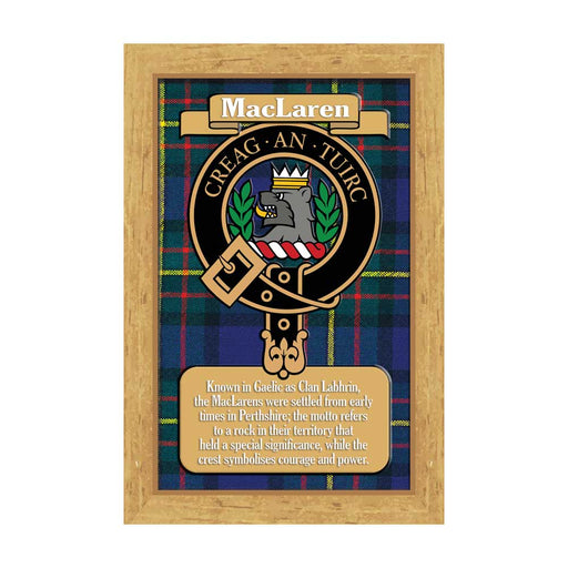 Clan Books Maclaren - Heritage Of Scotland - MACLAREN