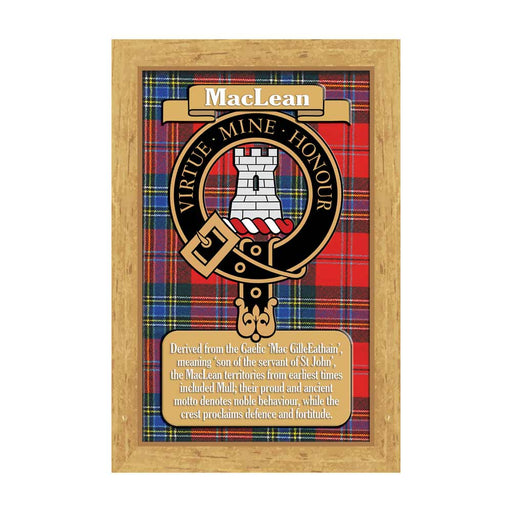 Clan Books Maclean - Heritage Of Scotland - MACLEAN