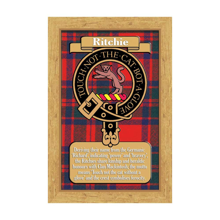 Clan Books Ritchie - Heritage Of Scotland - RITCHIE