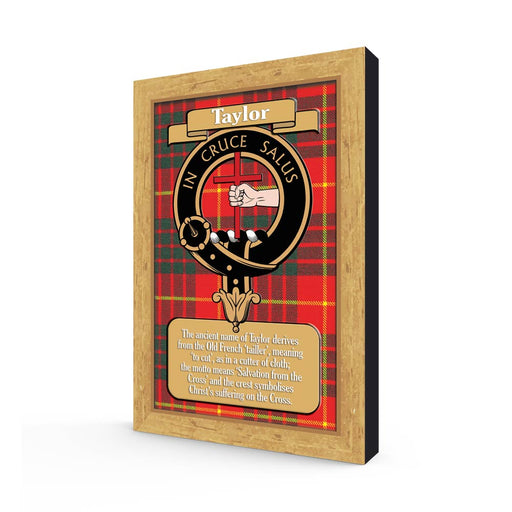 Clan Books Taylor - Heritage Of Scotland - TAYLOR