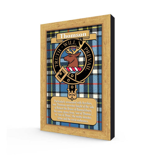 Clan Books Thompson - Heritage Of Scotland - THOMPSON