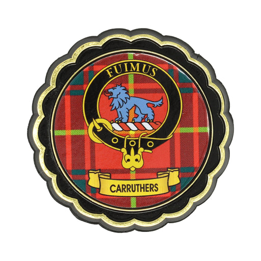 Clan Crest Fridge Magnets Carruthers - Heritage Of Scotland - CARRUTHERS
