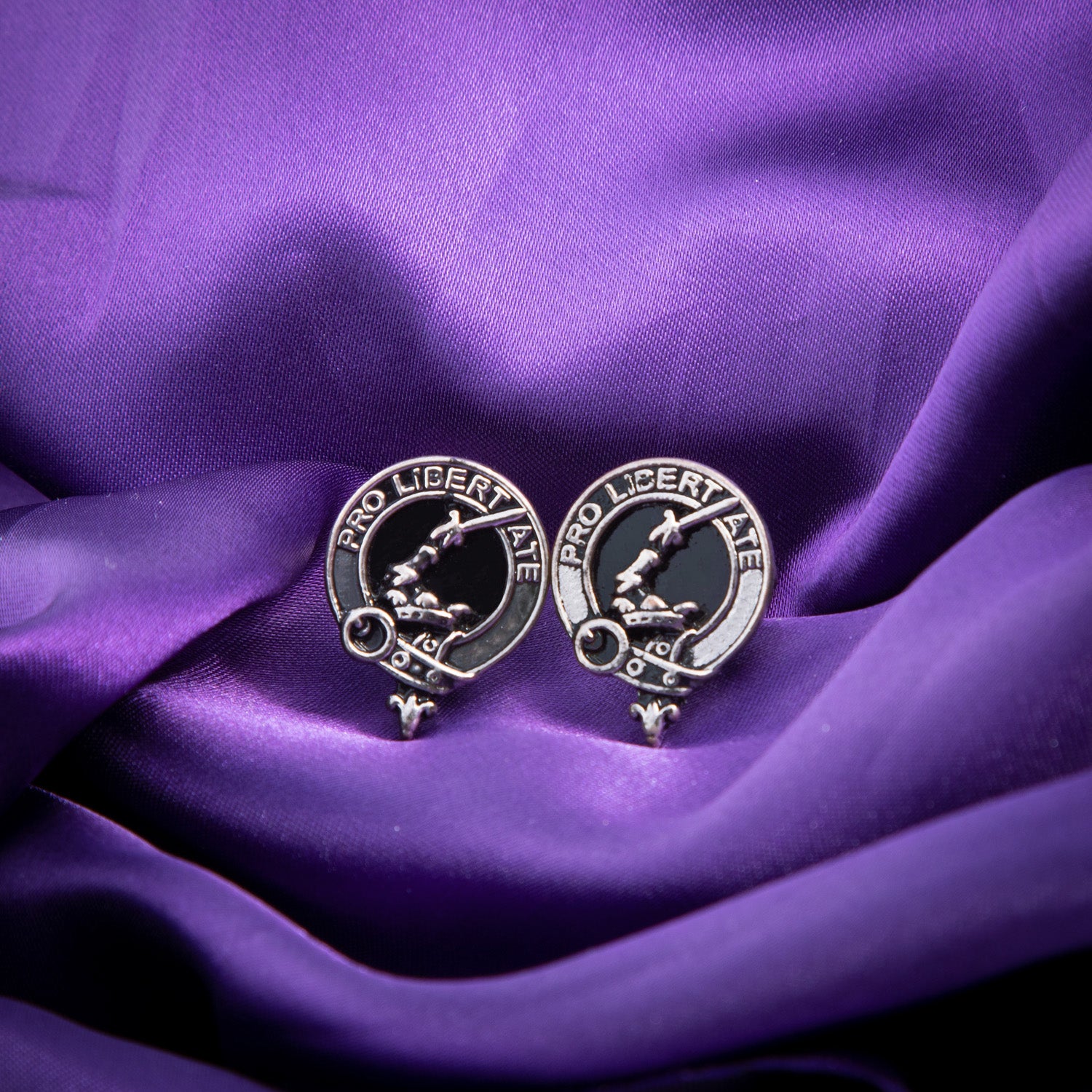 Clan Cufflinks Wallace - Heritage Of Scotland - WALLACE