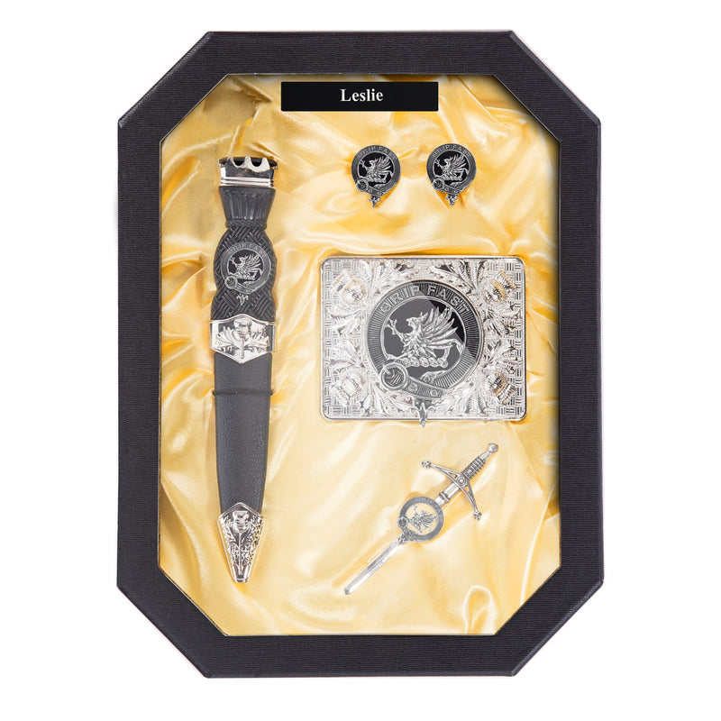 Clan Gift Set Leslie - Heritage Of Scotland - LESLIE