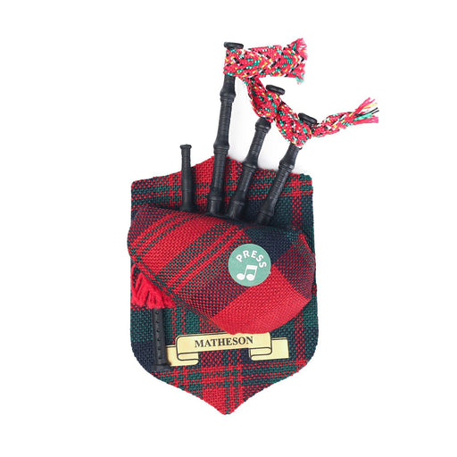 Clan Musical Bagpipe Magnet Matheson - Heritage Of Scotland - MATHESON