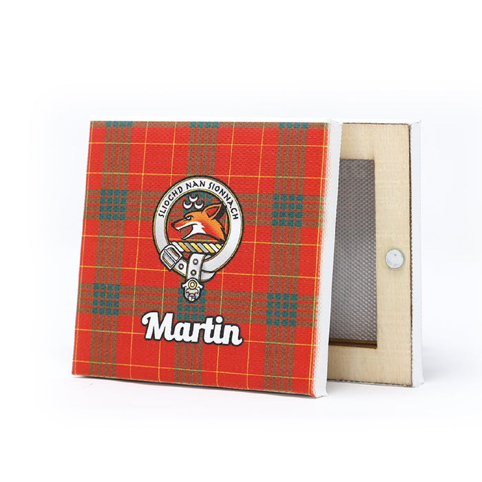 Clan Square Fridge Magnet Martin - Heritage Of Scotland - MARTIN