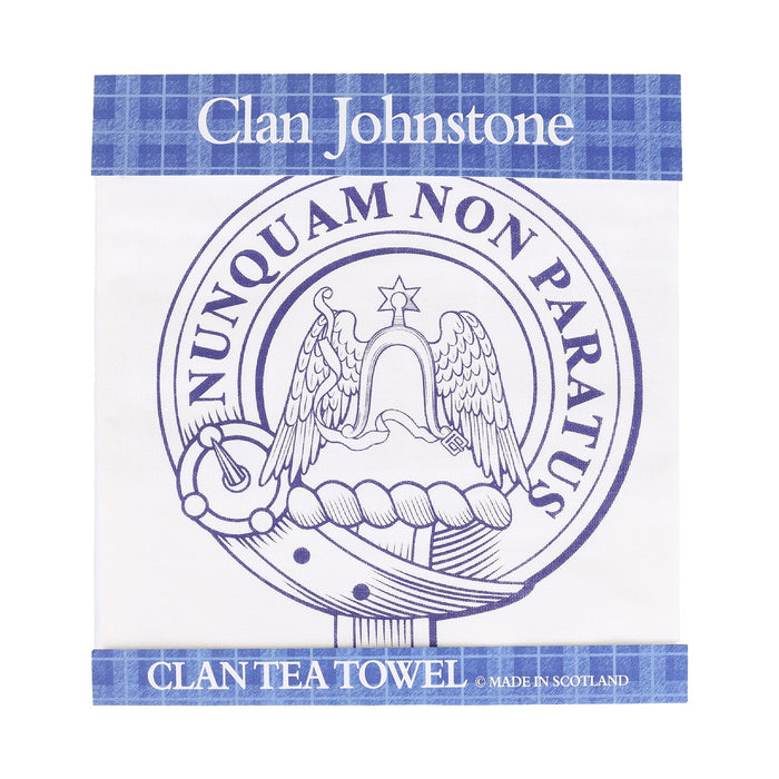 Clan Tea Towel Johnstone - Heritage Of Scotland - JOHNSTONE