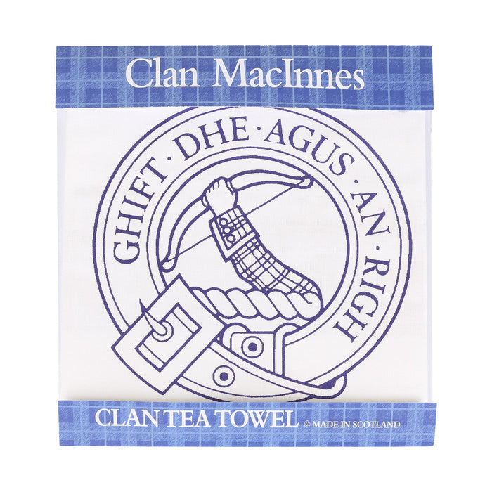 Clan Tea Towel Macinnes - Heritage Of Scotland - MACINNES