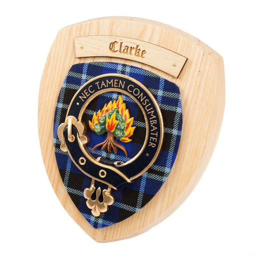 Clan Wall Plaque Clarke - Heritage Of Scotland - CLARKE