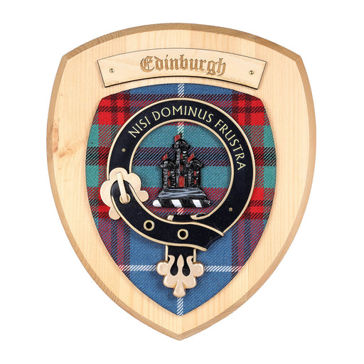 Clan Wall Plaque Edinburgh - Heritage Of Scotland - EDINBURGH