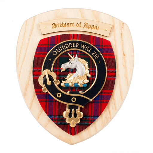 Clan Wall Plaque Stewart Of Appin - Heritage Of Scotland - STEWART OF APPIN
