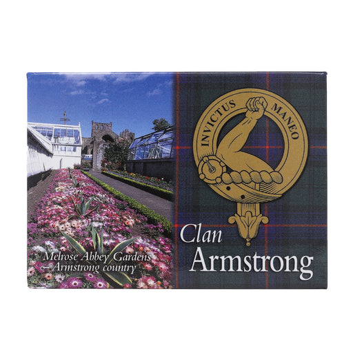 Clan/Family Scenic Magnet Armstrong - Heritage Of Scotland - ARMSTRONG