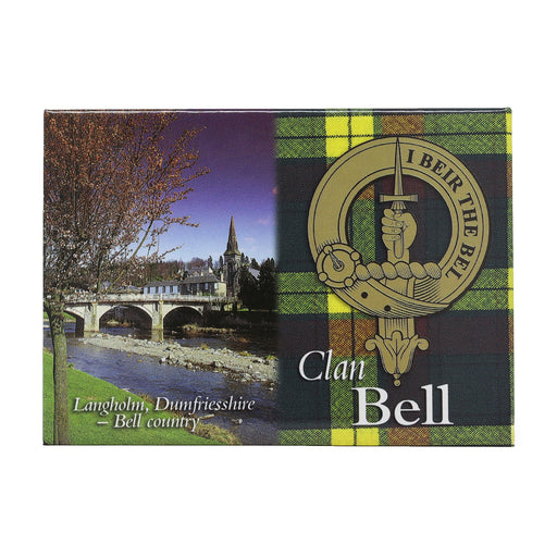 Clan/Family Scenic Magnet Bell S - Heritage Of Scotland - BELL S