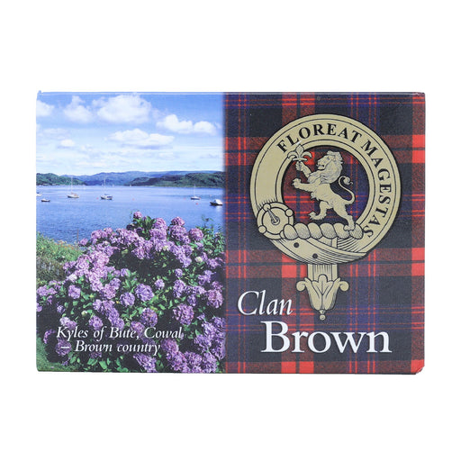 Clan/Family Scenic Magnet Brown S - Heritage Of Scotland - BROWN S