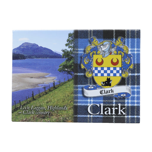 Clan/Family Scenic Magnet Clark S - Heritage Of Scotland - CLARK S