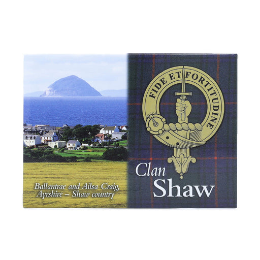 Clan/Family Scenic Magnet Shaw S - Heritage Of Scotland - SHAW S