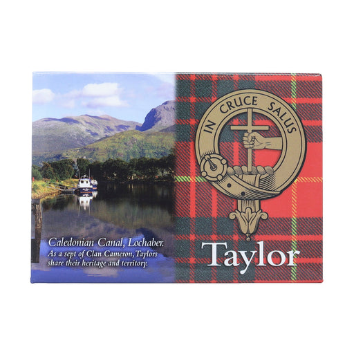 Clan/Family Scenic Magnet Taylor S - Heritage Of Scotland - TAYLOR S
