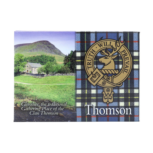 Clan/Family Scenic Magnet Thomson S - Heritage Of Scotland - THOMSON S