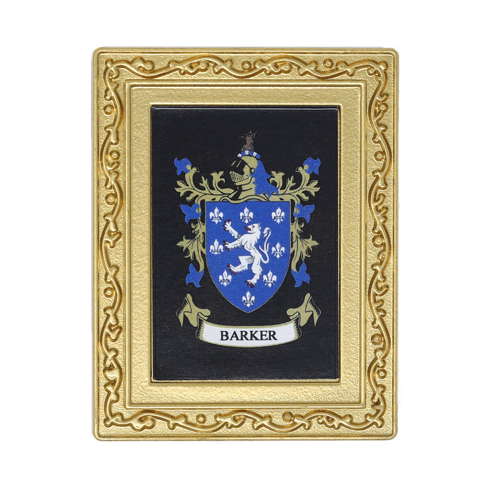 Coat Of Arms Fridge Magnet Barker - Heritage Of Scotland - BARKER