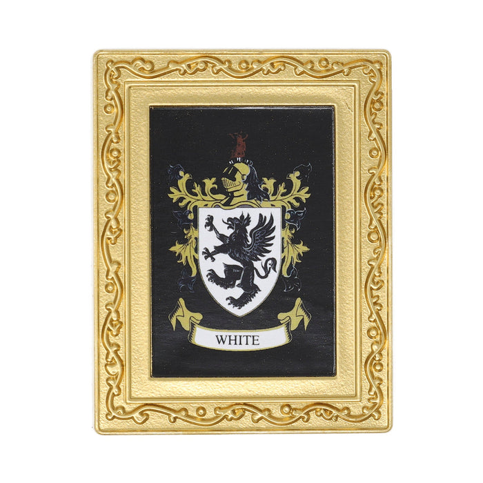 Coat Of Arms Fridge Magnet White - Heritage Of Scotland - White