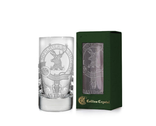 Collins Crystal Clan Shot Glass Cameron - Heritage Of Scotland - CAMERON
