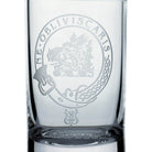 Collins Crystal Clan Shot Glass Campbell - Heritage Of Scotland - CAMPBELL