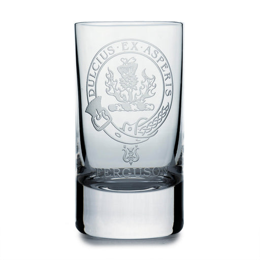 Collins Crystal Clan Shot Glass Ferguson - Heritage Of Scotland - FERGUSON