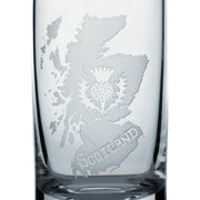 Collins Crystal Clan Shot Glass Scotland Map - Heritage Of Scotland - SCOTLAND MAP