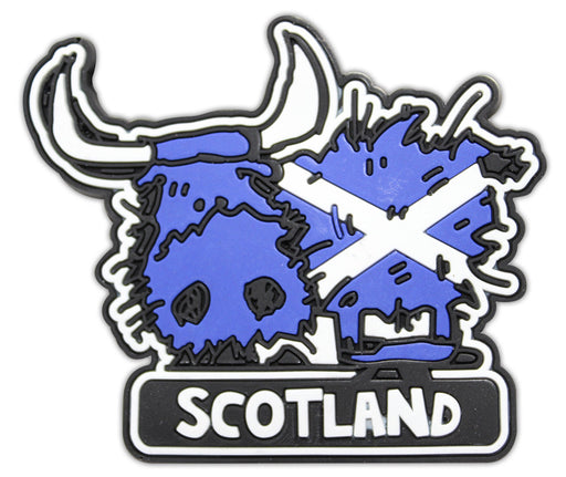 Coo Saltire Magnet - Heritage Of Scotland - N/A