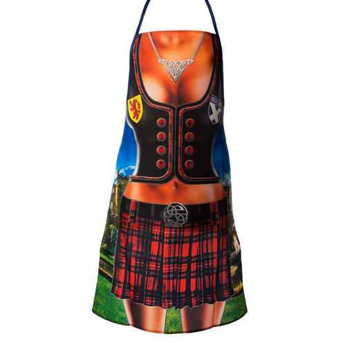 Dress Up Apron Scottish Lassie In Kilt - Heritage Of Scotland - SCOTTISH LASSIE IN KILT