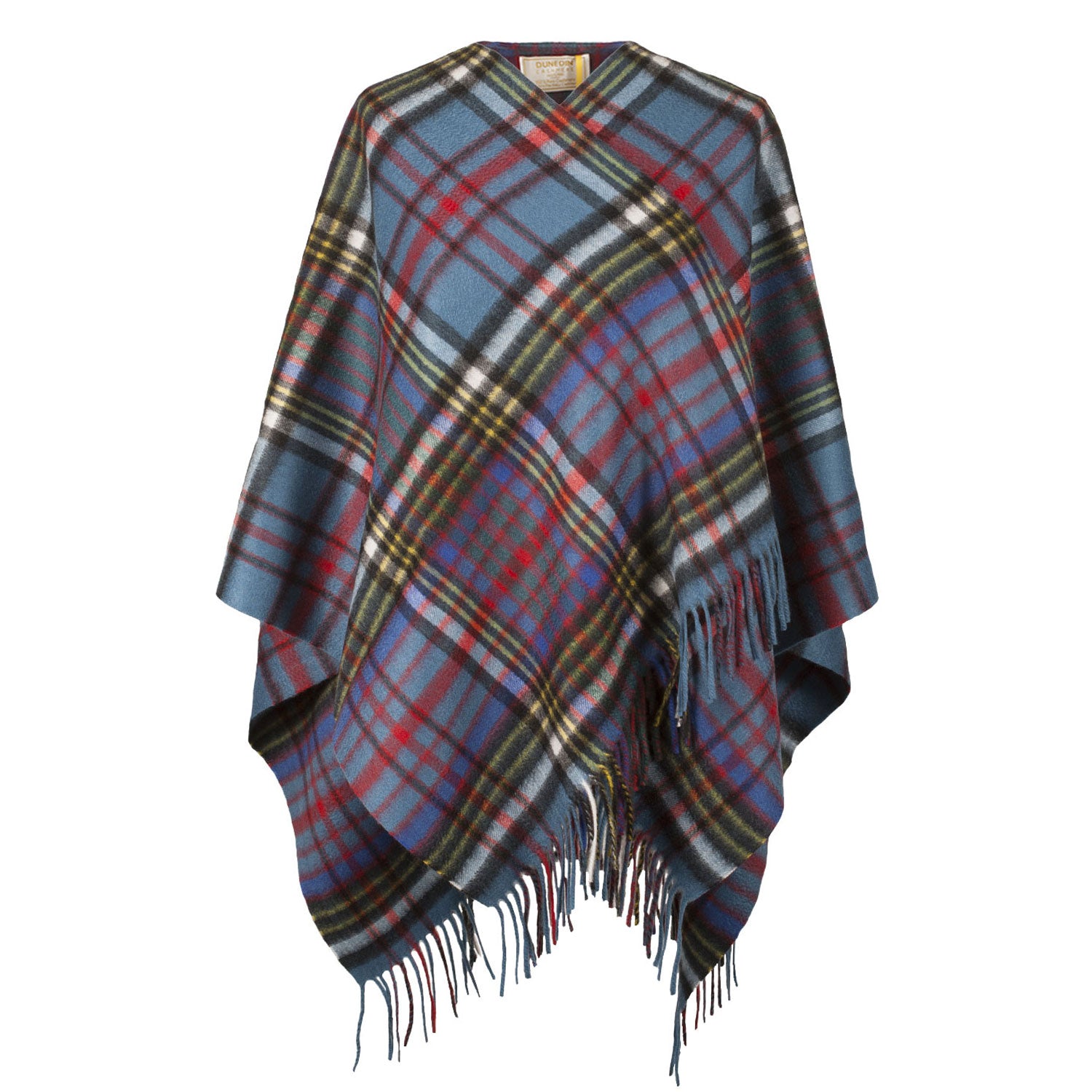 Dunedin Cashmere Big Check Mini Cape Anderson - Heritage Of Scotland - ANDERSON